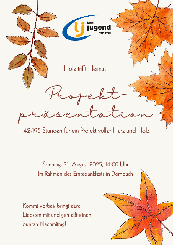 Einladung Projektpräsentation