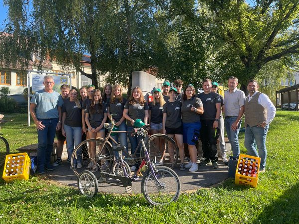 Uebergabe des Projekts und erste Besichtigung