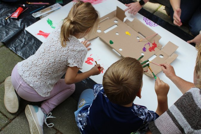 Tafelgestaltung mit Kindern