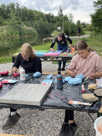 Motiviert geht es in den Nachmittag